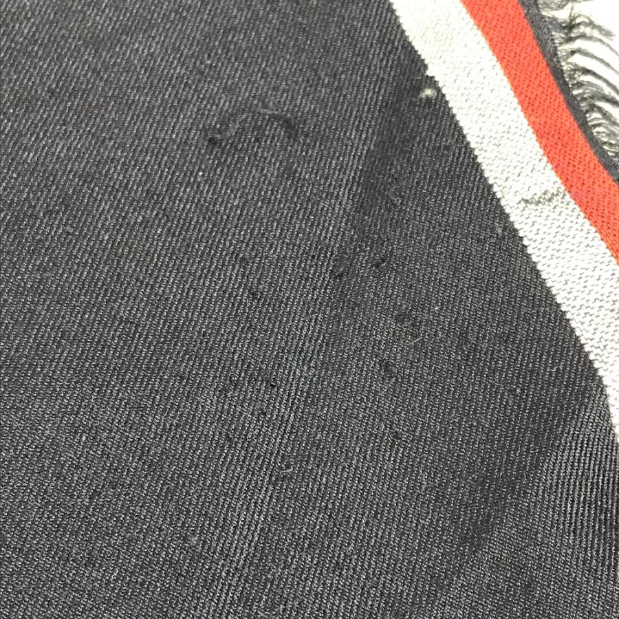 LOUIS VUITTON ルイヴィトン MP1702 LVロゴ 大判 フリンジ ショール マフラー ストール ネイビー レディース【中古】 | LOUIS VUITTON | 09