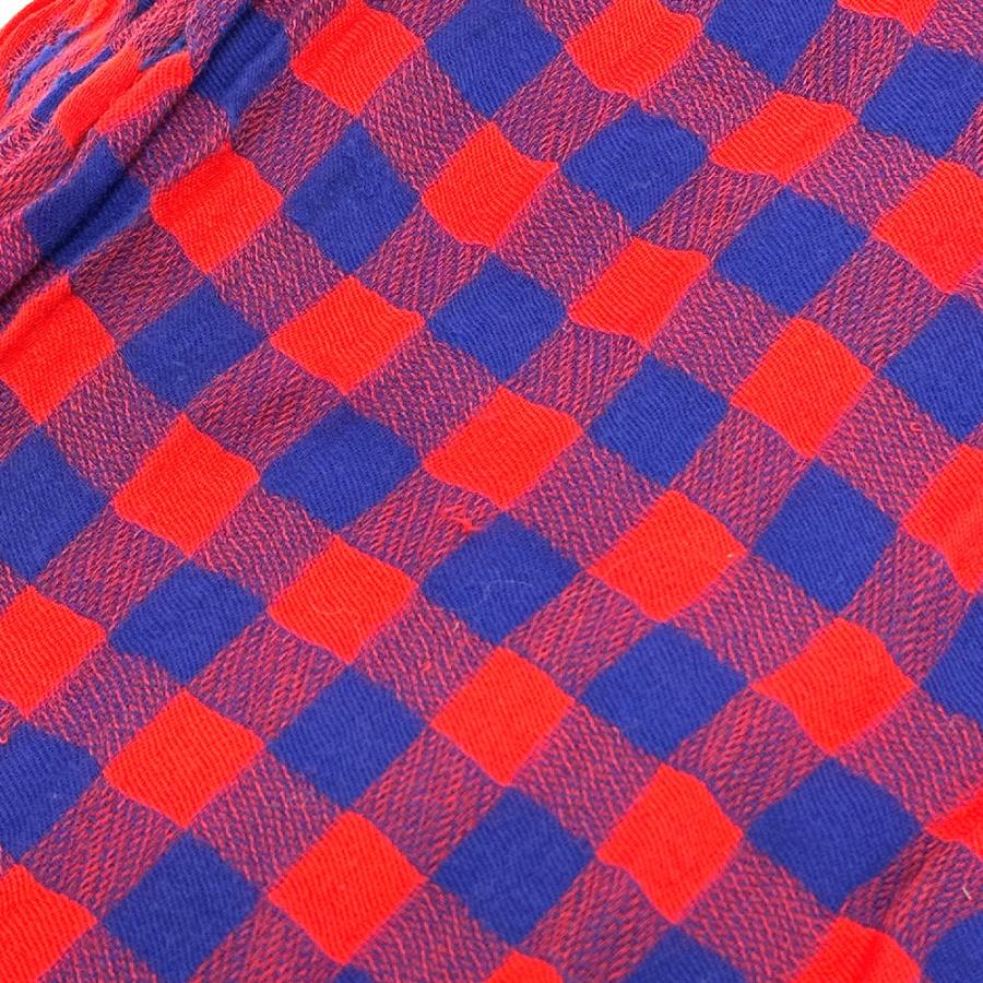 LOUIS VUITTON ルイ・ヴィトン MP0894 チェック エトール・マサイ ストール レッド メンズ レディース | LOUIS VUITTON | 02