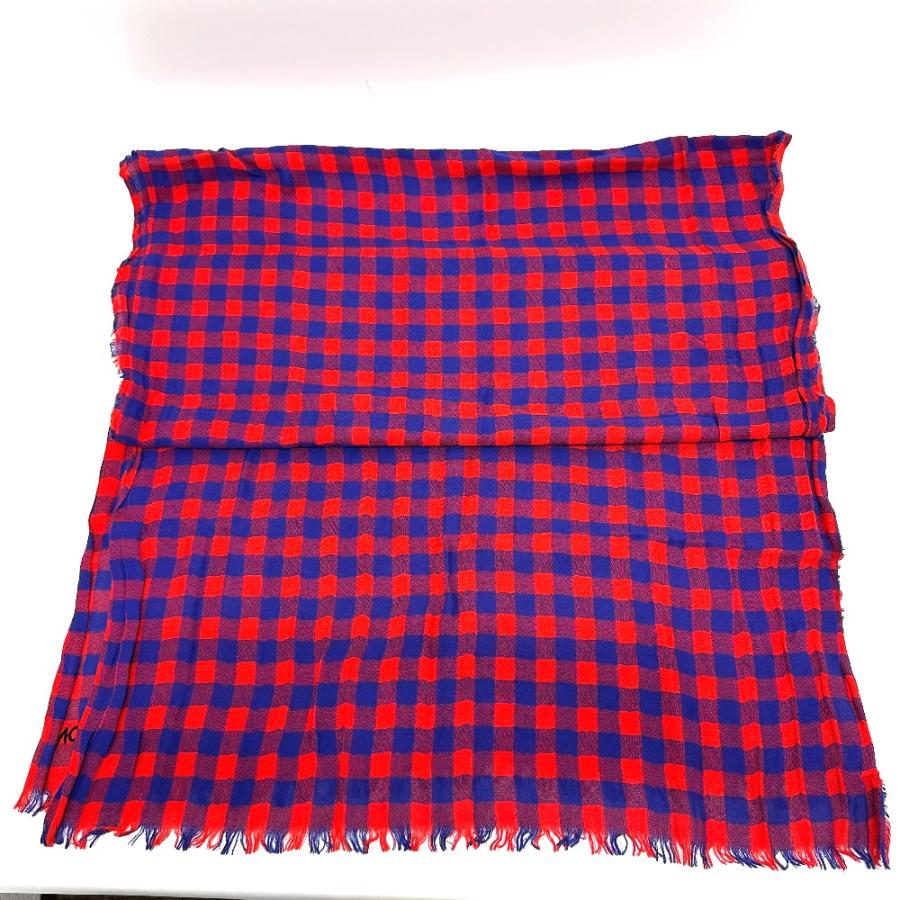 LOUIS VUITTON ルイ・ヴィトン MP0894 チェック エトール・マサイ ストール レッド メンズ レディース | LOUIS VUITTON | 03