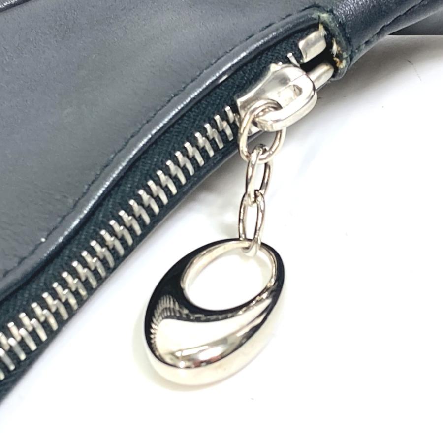 BVLGARI ブルガリ 肩掛け デニム ロゴマニア アスコット カバン ショルダーバッグ キャンバス/レザー ブラック レディース【中古】美品 | BVLGARI | 05