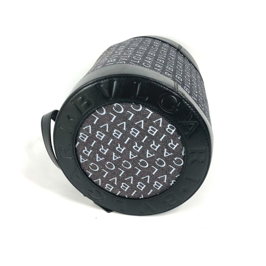 BVLGARI ブルガリ ロゴマニア ドラム 筒型 カバン 肩掛け ショルダーバッグ ビーゼロワン B-ZERO1 ハンドバッグ ブラック【中古】 | BVLGARI | 03