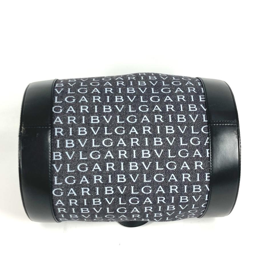BVLGARI ブルガリ ロゴマニア ドラム 筒型 カバン 肩掛け ショルダーバッグ ビーゼロワン B-ZERO1 ハンドバッグ ブラック【中古】 | BVLGARI | 04