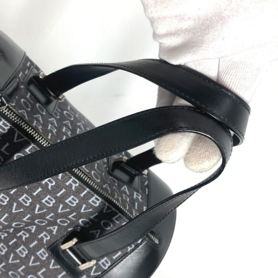 BVLGARI ブルガリ ロゴマニア ドラム 筒型 カバン 肩掛け ショルダーバッグ ビーゼロワン B-ZERO1 ハンドバッグ ブラック【中古】 | BVLGARI | 05