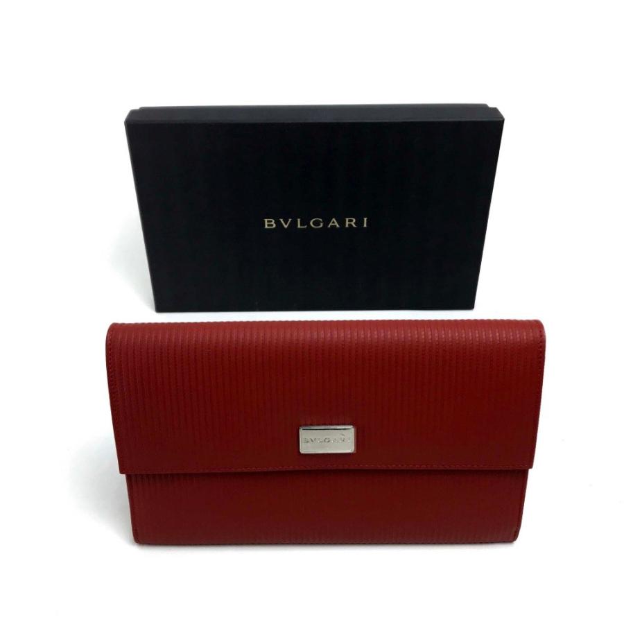 BVLGARI ブルガリ マルチケース パスポートケース トラベルオーガナイザー ミレリゲ トラベルケース PVC レッド | BVLGARI | 11