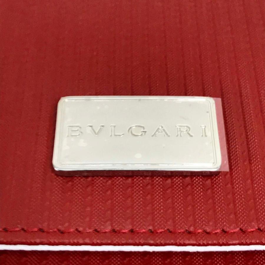 BVLGARI ブルガリ マルチケース パスポートケース トラベルオーガナイザー ミレリゲ トラベルケース PVC レッド | BVLGARI | 05
