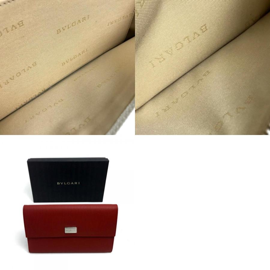 BVLGARI ブルガリ マルチケース パスポートケース トラベルオーガナイザー ミレリゲ トラベルケース PVC レッド | BVLGARI | 09