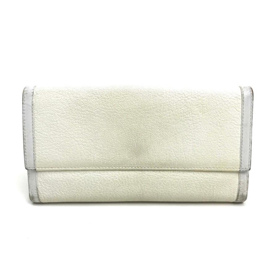 BVLGARI（ブルガリ） Wホック長財布 三つ折り ドッピオトンド 山羊革 