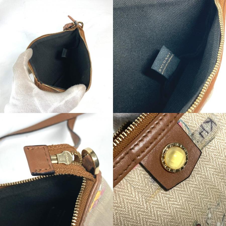 BVLGARI ブルガリ ジュエリー柄 ポーチ付き 肩掛け カバン ショルダーバッグ トートバッグ マルチカラー レディース【中古】 | BVLGARI | 08