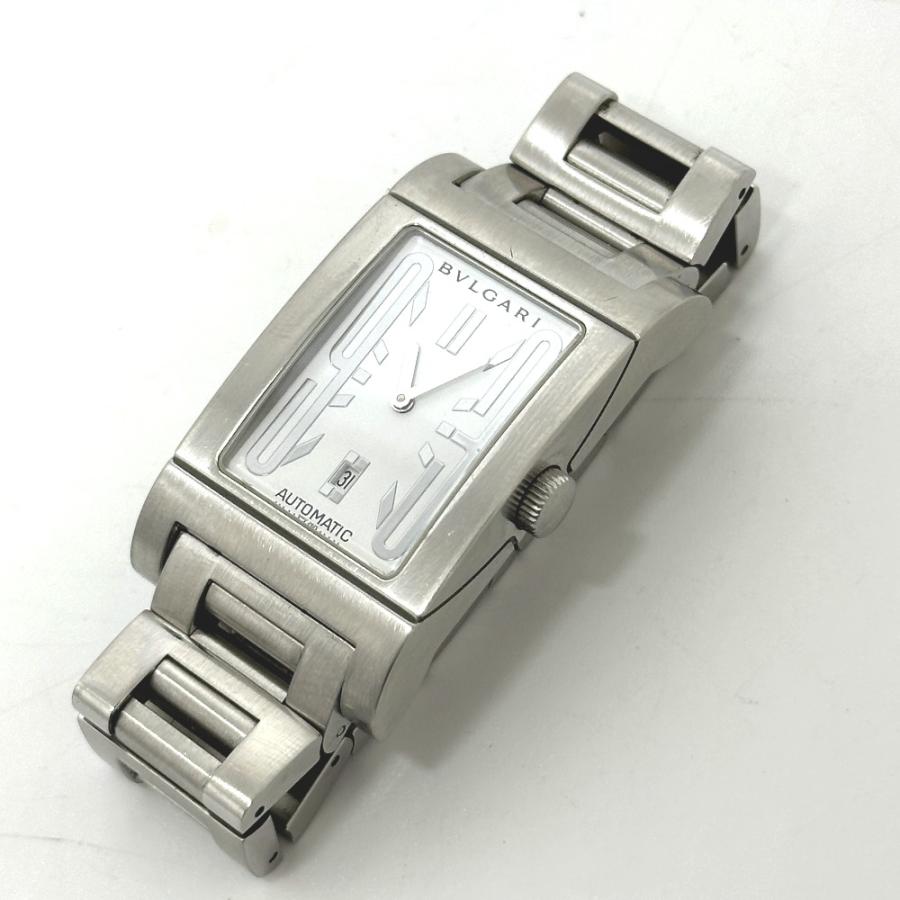 BVLGARI ブルガリ RT45S レッタンロゴ クォーツ 腕時計 シルバー メンズ【中古】 | BVLGARI | 01