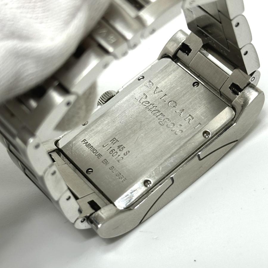 BVLGARI ブルガリ RT45S レッタンロゴ クォーツ 腕時計 シルバー メンズ【中古】 | BVLGARI | 06
