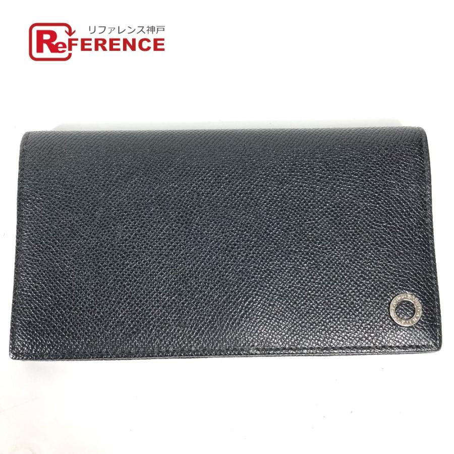 新品同様 BVLGARI ブルガリ ブルガリブルガリ 2つ折り ロングウォレット 長財布 ブラック メンズ【中古】 | BVLGARI