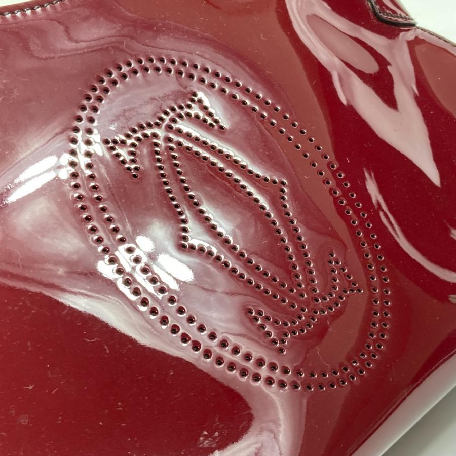 CARTIER カルティエ マルチェロ ドゥ カルティエ トートバッグ ハンドバッグ エナメル レッド レディース【中古】 | Cartier | 05