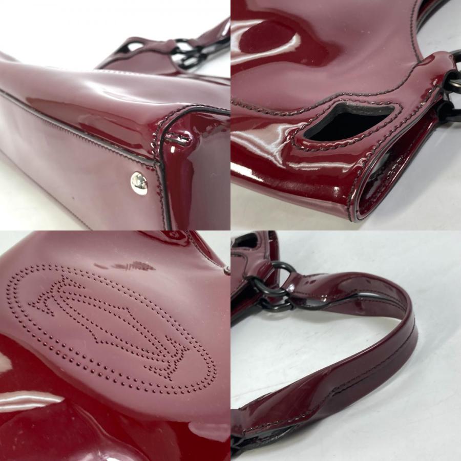 CARTIER カルティエ マルチェロ ドゥ カルティエ トートバッグ ハンドバッグ エナメル レッド レディース【中古】 | Cartier | 07
