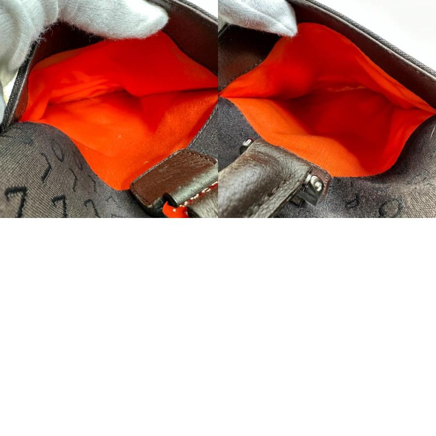 BVLGARI ブルガリ ハンドバッグ ロゴマニア ブリーフケース カバン ビジネスバッグ キャンバス ブラウン メンズ【中古】 | BVLGARI | 09