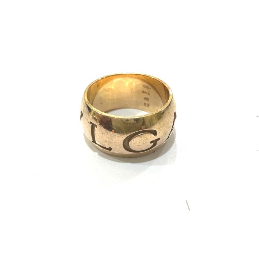 BVLGARI ブルガリ K18PG モノロゴ アクセサリー リング・指輪 ピンクゴールド ゴールド レディース【中古】 | BVLGARI | 01