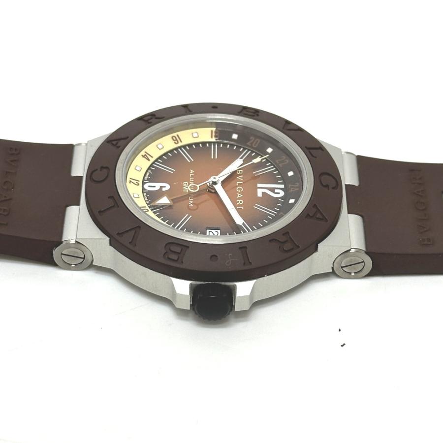 未使用 BVLGARI ブルガリ BB 40 AT アルミニウム GMT フェンダー 世界限定1200本 自動巻き 腕時計 ブラウン メンズ【中古】 | BVLGARI | 06