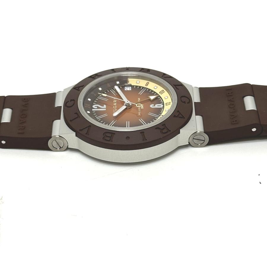 未使用 BVLGARI ブルガリ BB 40 AT アルミニウム GMT フェンダー 世界限定1200本 自動巻き 腕時計 ブラウン メンズ【中古】 | BVLGARI | 07
