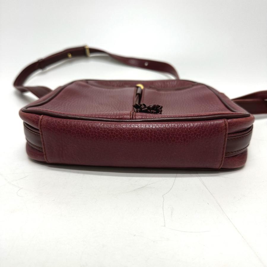 CARTIER カルティエ マストライン カバン ショルダーバッグ レザー ワインレッド レディース【中古】 | Cartier | 02