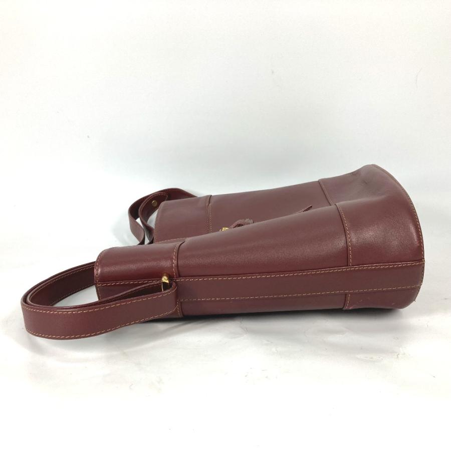 CARTIER カルティエ マストライン バケツ型 カバン 肩掛け ショルダーバッグ ワインレッド レディース【中古】 | Cartier | 03