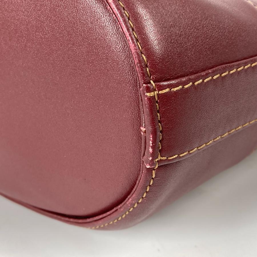 CARTIER カルティエ マストライン バケツ型 カバン 肩掛け ショルダーバッグ ワインレッド レディース【中古】 | Cartier | 05
