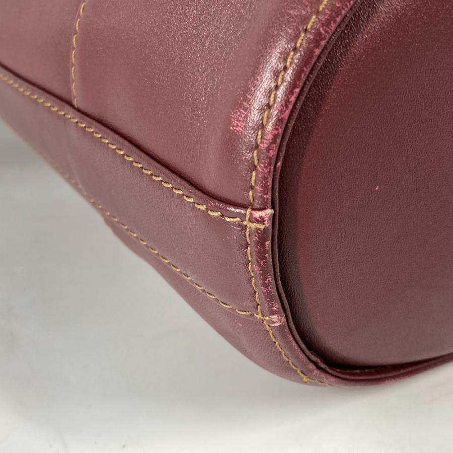 CARTIER カルティエ マストライン バケツ型 カバン 肩掛け ショルダーバッグ ワインレッド レディース【中古】 | Cartier | 06