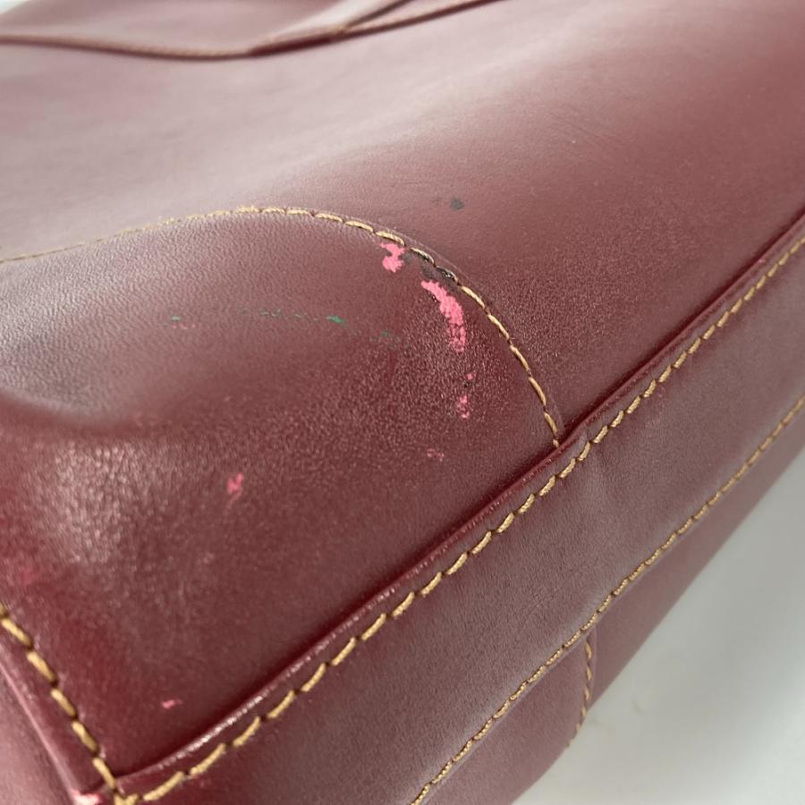 CARTIER カルティエ マストライン バケツ型 カバン 肩掛け ショルダーバッグ ワインレッド レディース【中古】 | Cartier | 07