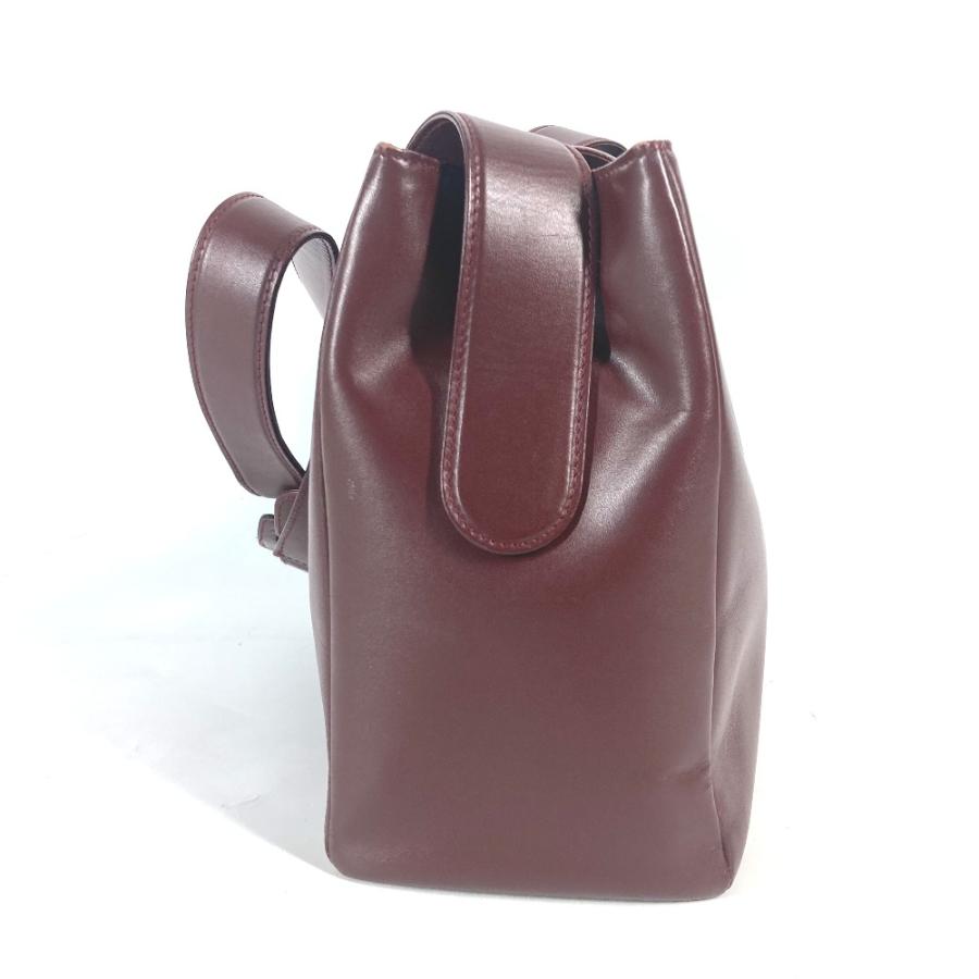 CARTIER カルティエ マストライン カバン 斜め掛け ショルダーバッグ ワインレッド レディース【中古】 | Cartier | 02