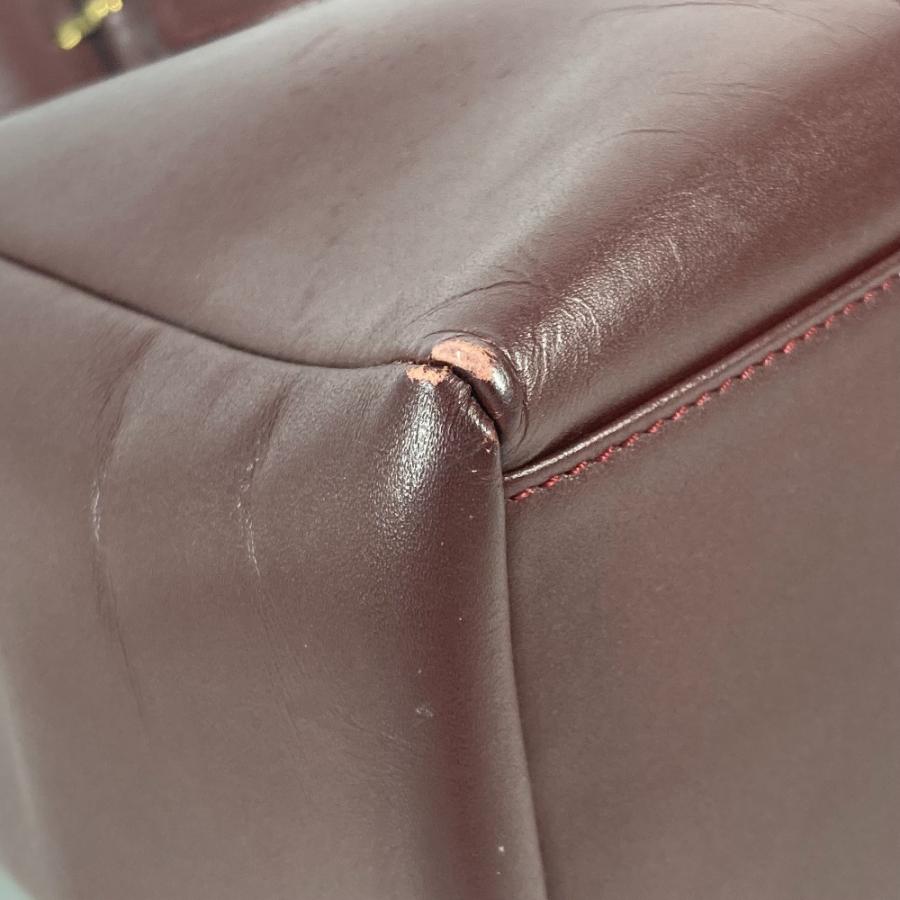 CARTIER カルティエ マストライン カバン 斜め掛け ショルダーバッグ ワインレッド レディース【中古】 | Cartier | 06