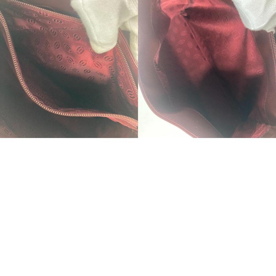 CARTIER カルティエ マストライン カバン 斜め掛け ショルダーバッグ ワインレッド レディース【中古】 | Cartier | 09