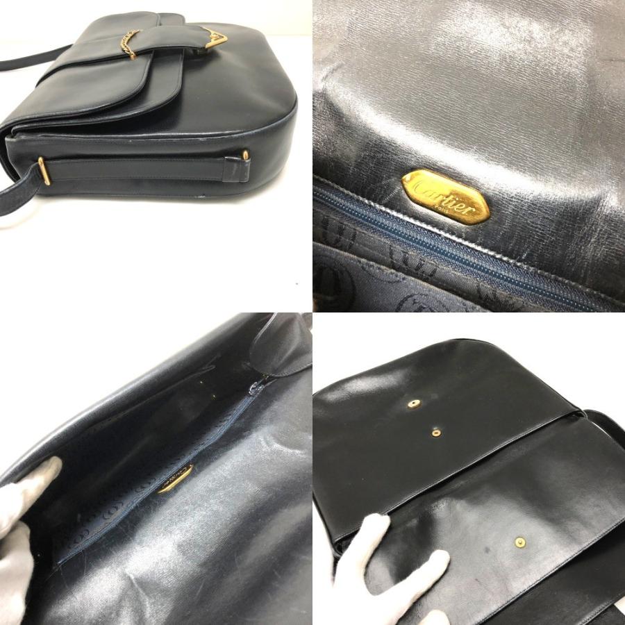 Cartier（カルティエ） 斜め掛け フラップ サファイアライン