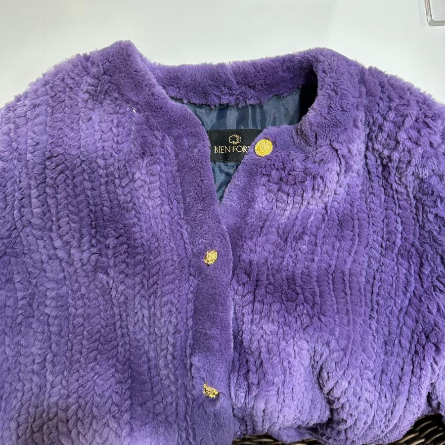 BIEN FORET ビアンフォレ ハーフコート 編み込み アウター シェアード  
