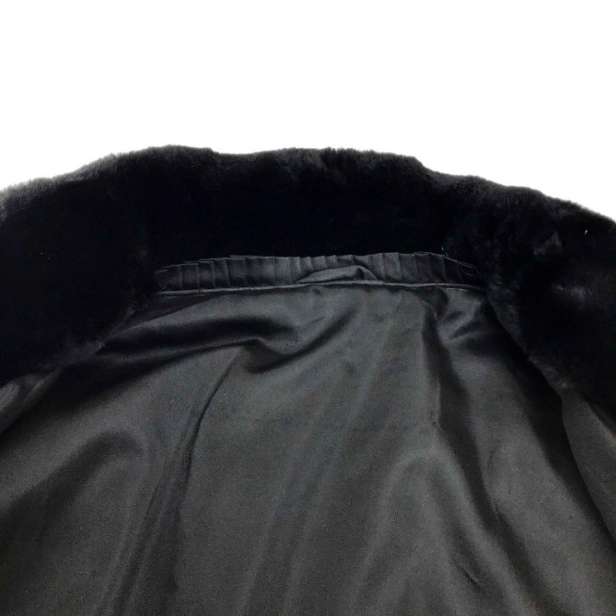 no brand ノーブランド ショートコート ジャケット KK 毛皮 ファーコート シェアードミンク レディース ブラック |  | 06