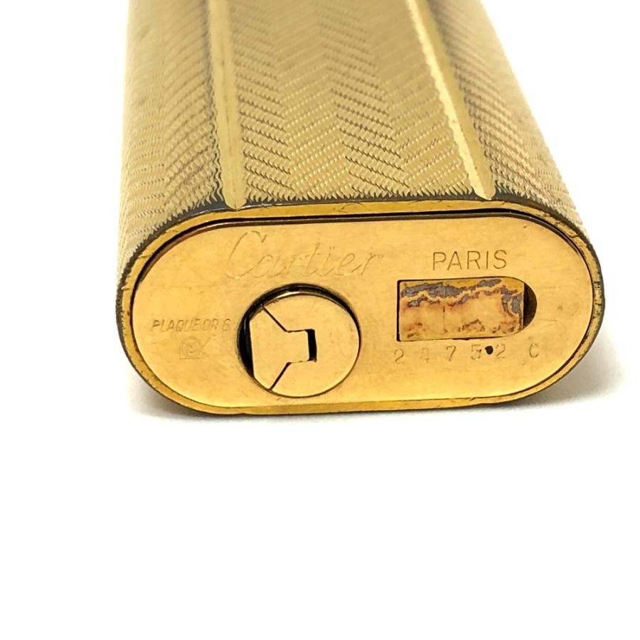CARTIER カルティエ オーバル ガス ライター ゴールド ユニセックス【中古】 | Cartier | 06