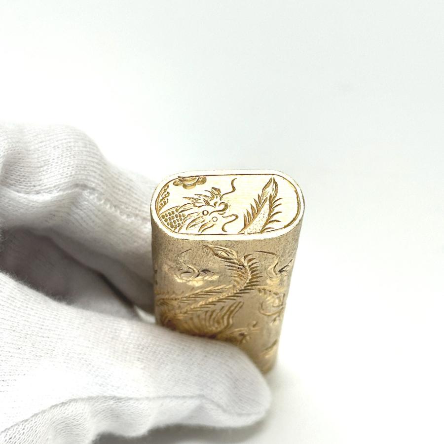 CARTIER カルティエ K14カバー ドラゴン 龍 朱雀 ルビー オーバル ローラー式 ガスライター ライター ゴールド メンズ【中古】 | Cartier | 05