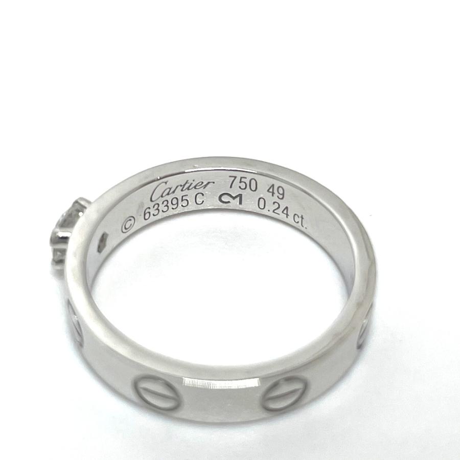 CARTIER カルティエ ミニラブリング ソリテール 1P ダイヤ リング・指輪 K18WG ホワイトゴールド レディース【中古】 | Cartier | 02