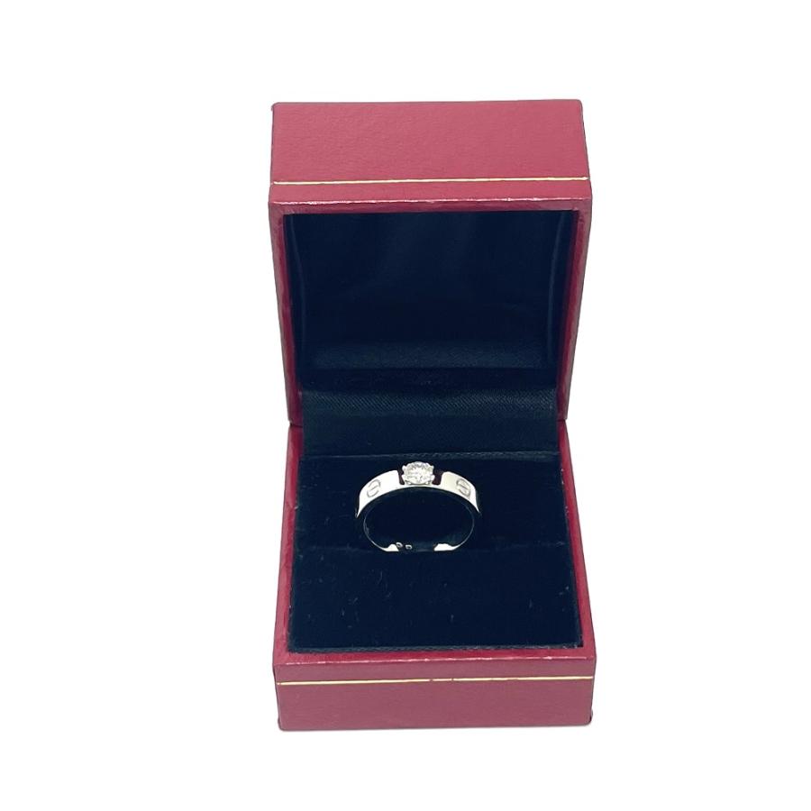 CARTIER カルティエ ミニラブリング ソリテール 1P ダイヤ リング・指輪 K18WG ホワイトゴールド レディース【中古】 | Cartier | 07