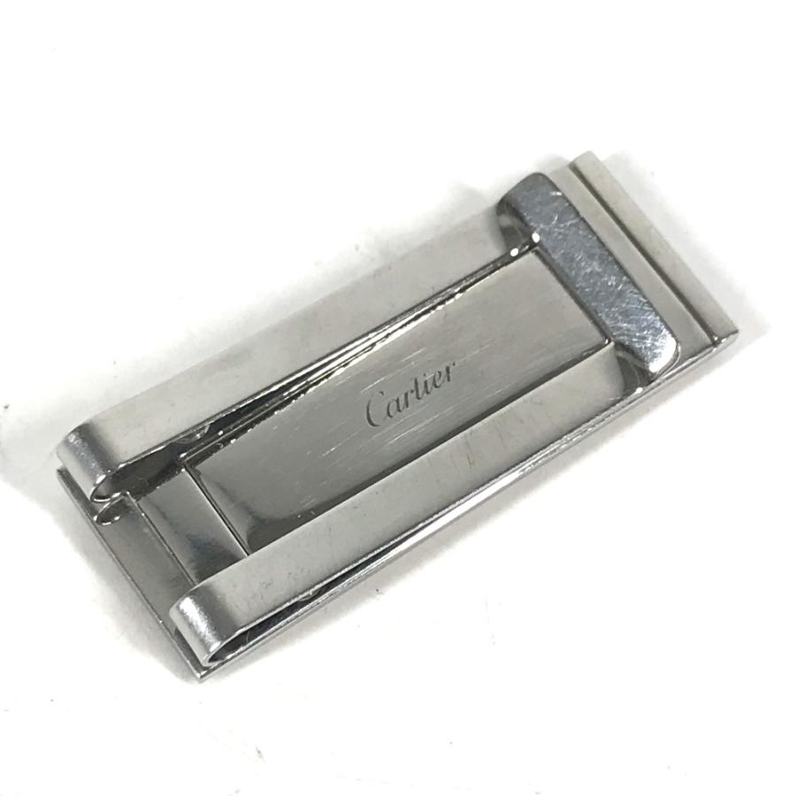 CARTIER カルティエ サントス 財布 マネークリップ シルバー メンズ【中古】 | Cartier | 01