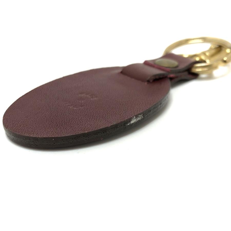 CARTIER カルティエ ロゴ マストライン キーリング キーホルダー ワインレッド レディース【中古】 | Cartier | 02