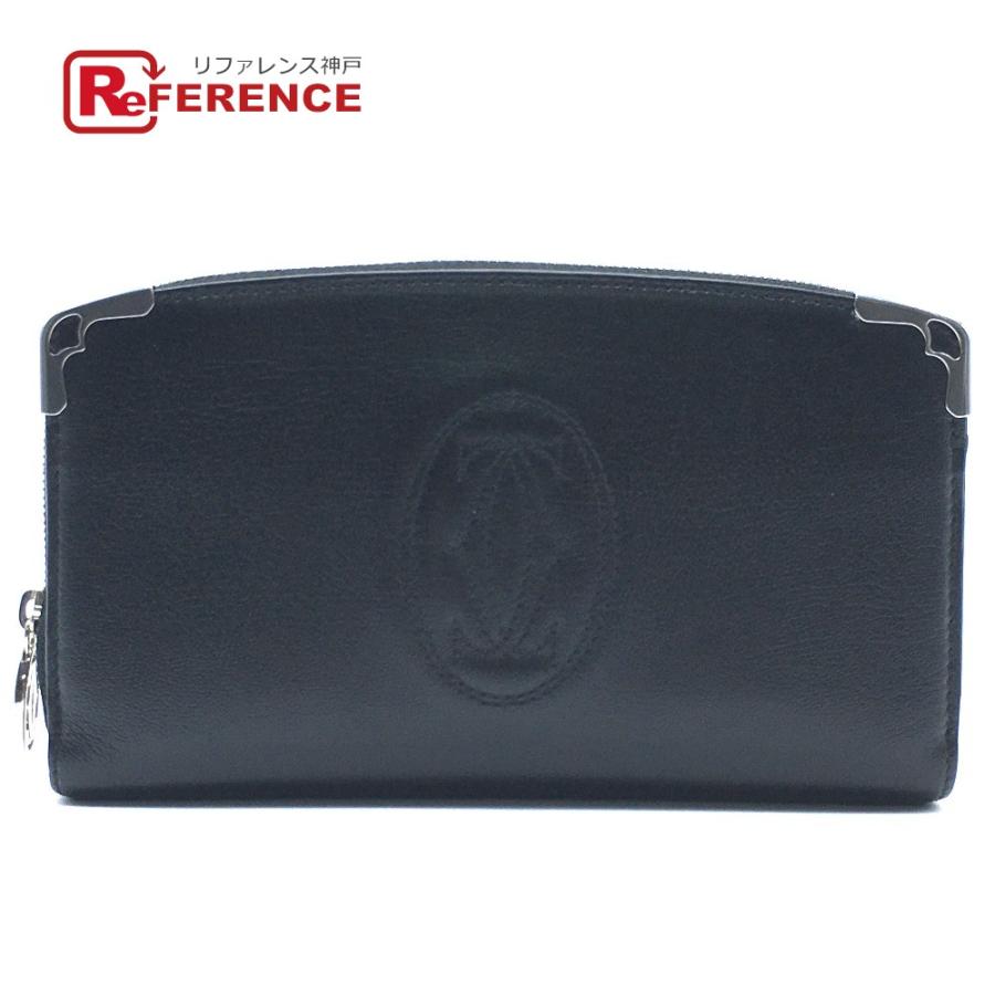 Cartier カルティエ ラウンドファスナー マルチェロ ドゥ カルティエ 長財布 小銭入れあり ブラック メンズ 中古 4667 176 10 リファレンス コレクション 通販 Yahoo ショッピング