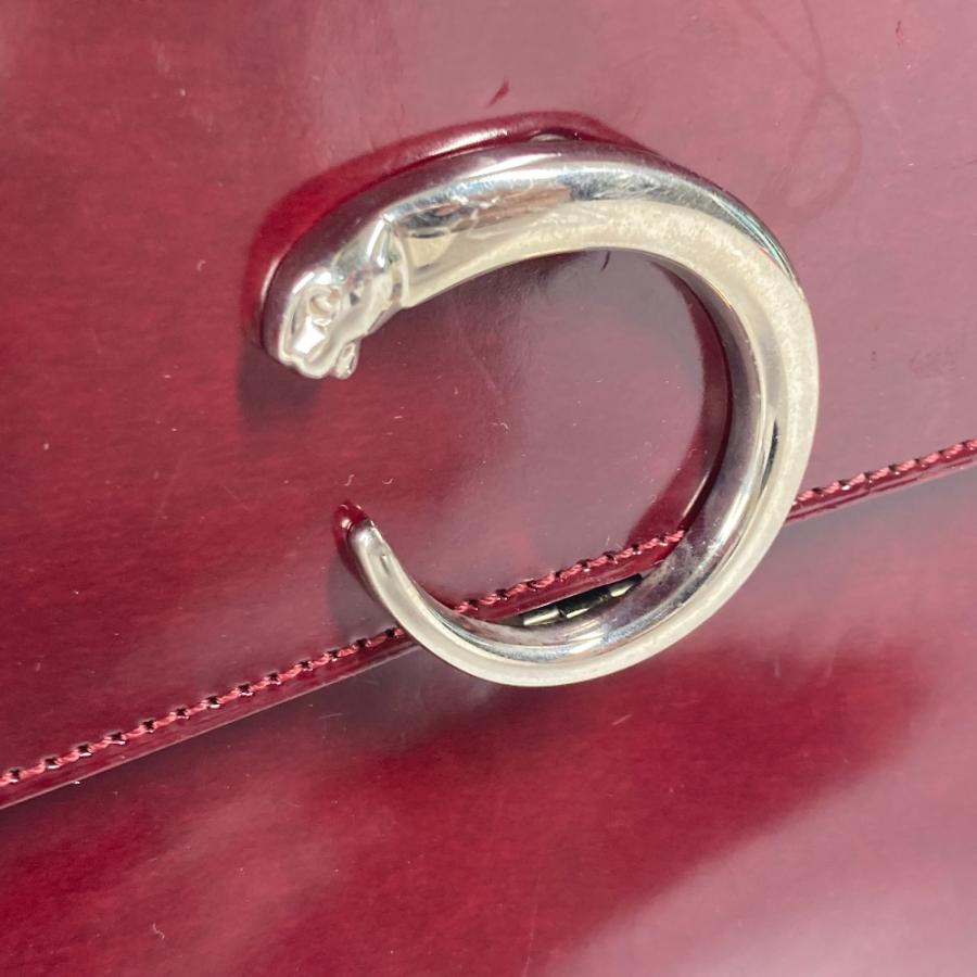 CARTIER カルティエ パンテール 斜め掛け カバン ショルダーバッグ レッド レディース【中古】 | Cartier | 06