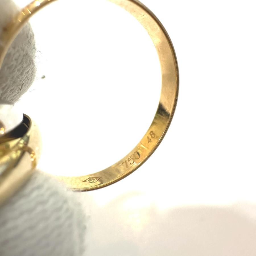 CARTIER カルティエ K18トリニティ 5連 アクセサリー スリーカラー ゴールド リング・指輪 ゴールド×PGゴールド×WGゴールド【中古】 | Cartier | 05