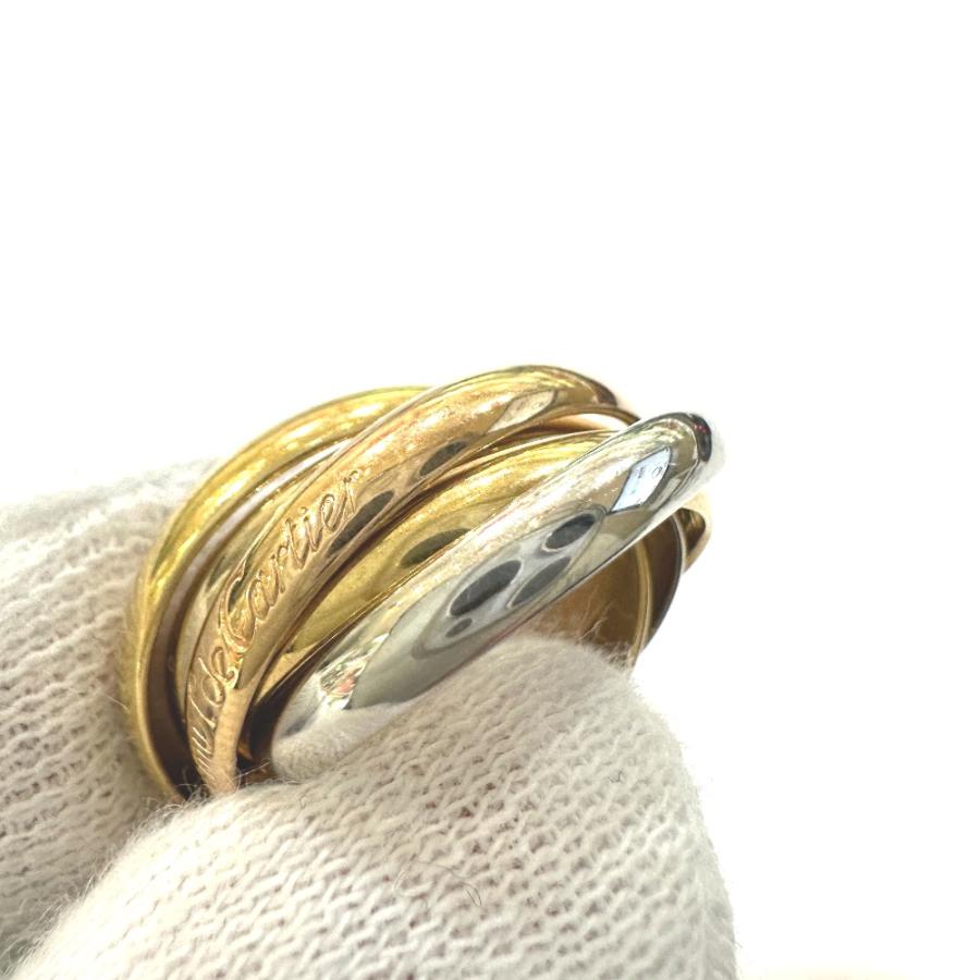 CARTIER カルティエ K18トリニティ 5連 アクセサリー スリーカラー ゴールド リング・指輪 ゴールド×PGゴールド×WGゴールド【中古】 | Cartier | 06