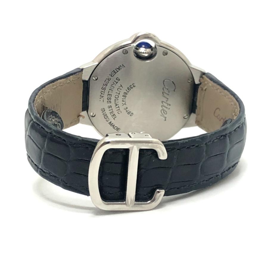美品 CARTIER カルティエ W6920085 バロンブルー 33mm 自動巻き ウォッチ 腕時計 シルバー レディース【中古】 | Cartier | 04