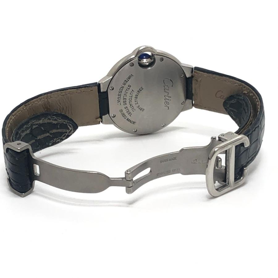 美品 CARTIER カルティエ W6920085 バロンブルー 33mm 自動巻き ウォッチ 腕時計 シルバー レディース【中古】 | Cartier | 05