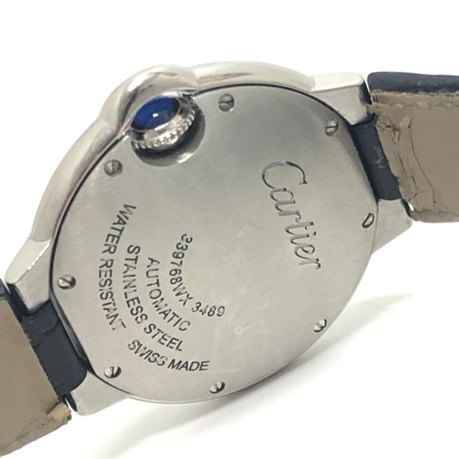 美品 CARTIER カルティエ W6920085 バロンブルー 33mm 自動巻き ウォッチ 腕時計 シルバー レディース【中古】 | Cartier | 06
