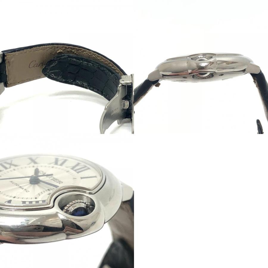 美品 CARTIER カルティエ W6920085 バロンブルー 33mm 自動巻き ウォッチ 腕時計 シルバー レディース【中古】 | Cartier | 09