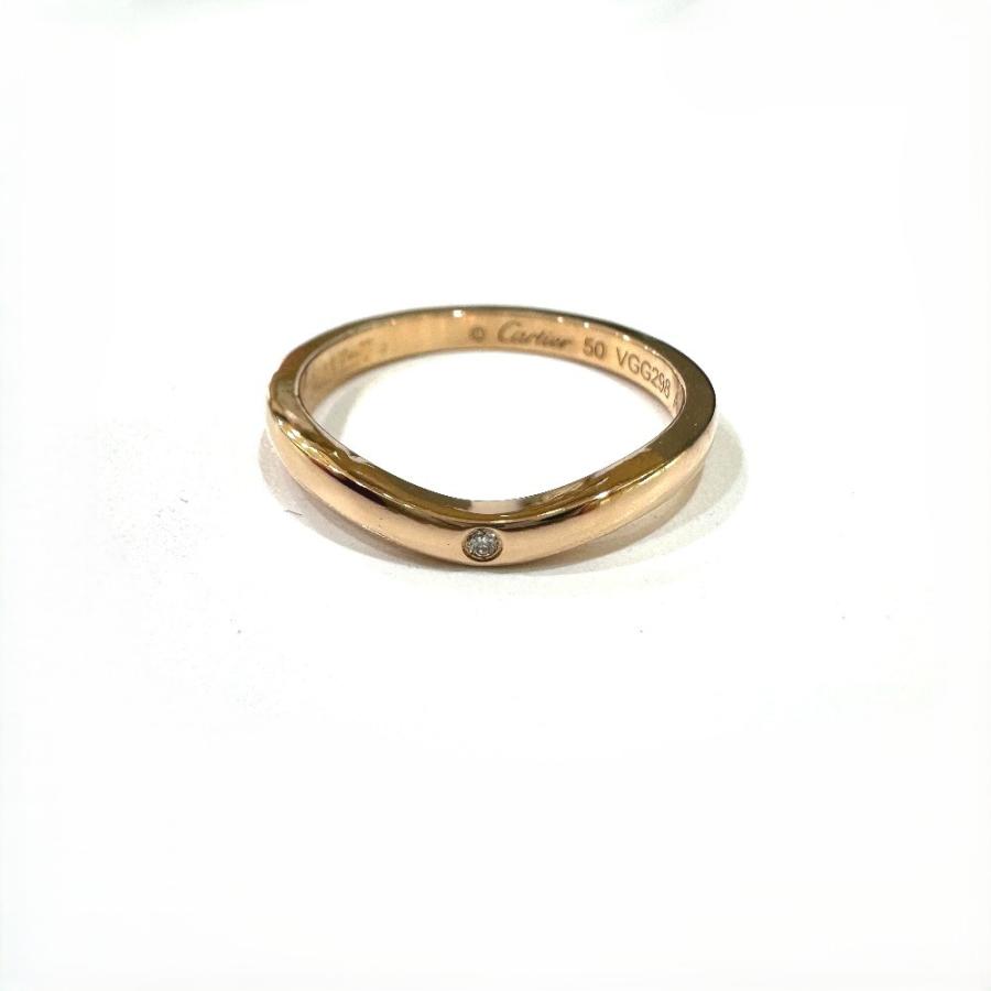 美品 CARTIER カルティエ K18PG バレリーナ 3P リング・指輪 ゴールド レディース【中古】 | Cartier | 01
