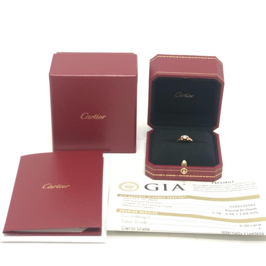 CARTIER カルティエ バレリーナソリテール ジュエリー アクセサリー ダイヤ D0.30 リング・指輪 ピンクゴールド レディース【中古】 | Cartier | 09