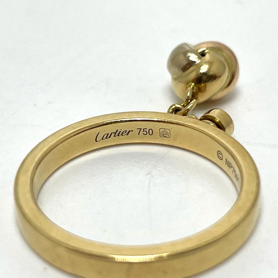 CARTIER カルティエ トリニティボール 1PD ダイヤ リング・指輪 K18YG ゴールド レディース【中古】 | Cartier | 01
