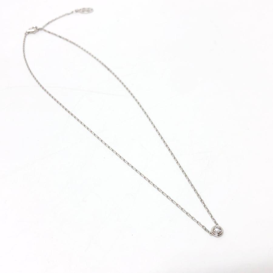 未使用 CARTIER カルティエ B7215900 カルティエ ダムール スモール ダイヤモンド ネックレス シルバー レディース【中古】 | Cartier | 02